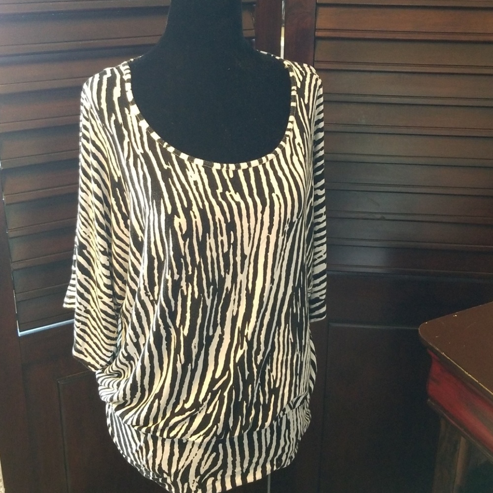 Zebra Print Tunic